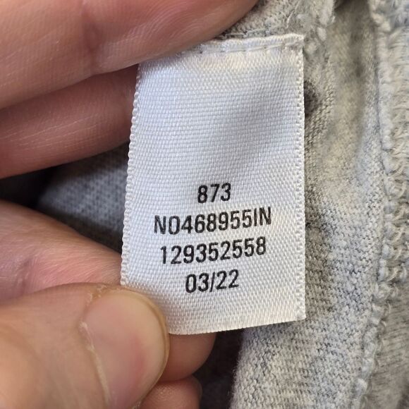 Nordstrom Toddler Heather Grey Crew Neck Short Sleeve 100% Cotton T-shirt 18M - Picture 9 of 10